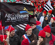 Boerenprotest in Fra